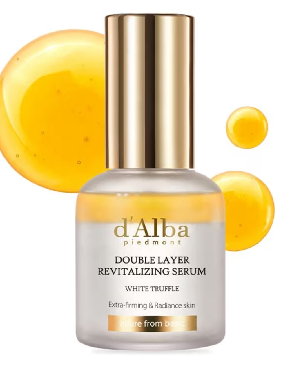 d'alba Piedmont Italian White Truffle Double Layer Revitalizing Serum - 30ml